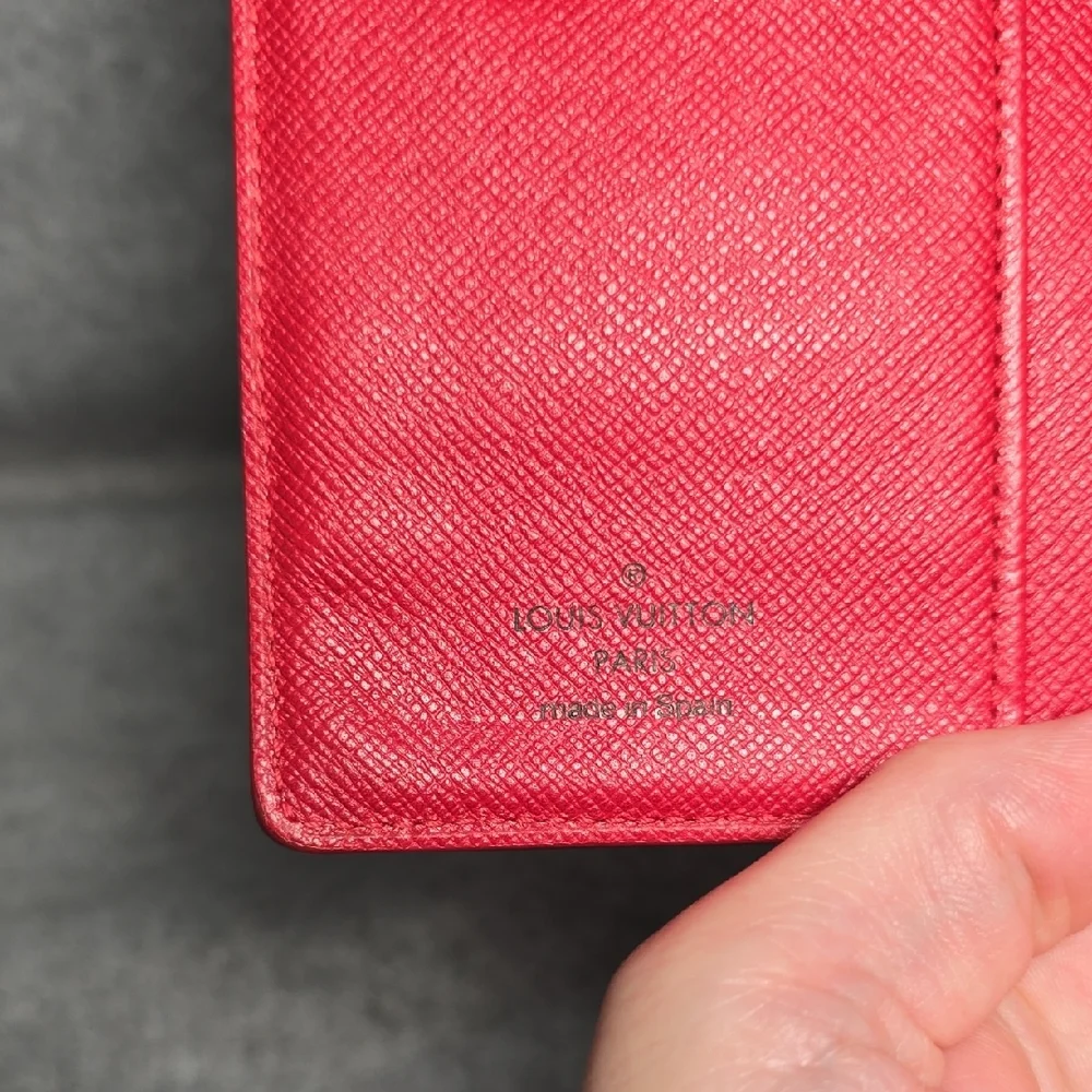Louis Vuitton Vibrant Red Epi Leather Wallet